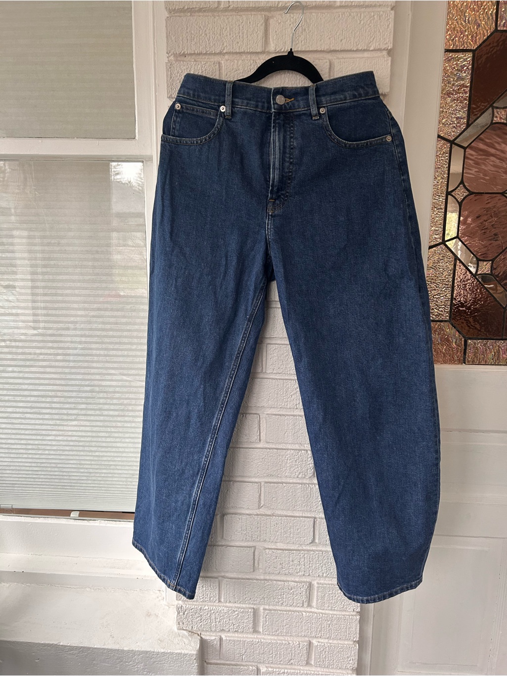 Everlane High-Rise Barrel Jeans